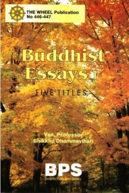 Book cover of: Buddhist Essays 1: Five Titles
