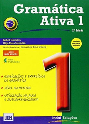 Gramatica Ativa 1 - Brazilian Portuguese course - with audio download, A1/A2/B1