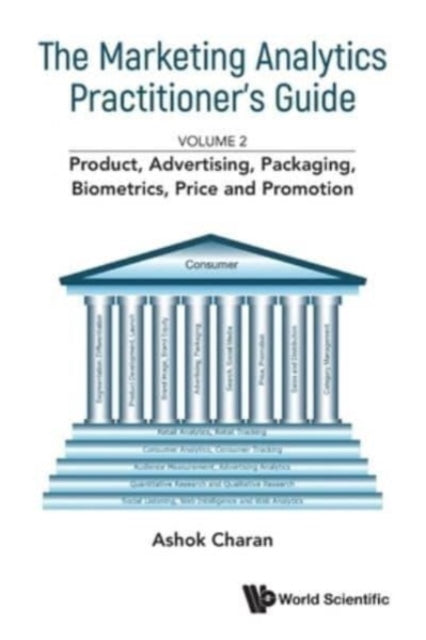 Book cover of: Marketing Analytics Practitioner's Guide, The - Volume 2: Product, Advertising, Packaging, Biometrics, Price And Promotion. By: Ashok Charan