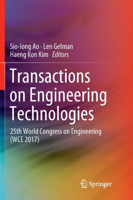 Book cover of: Transactions on Engineering Technologies