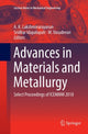 Book cover of: Advances in Materials and Metallurgy. By: A. K. Lakshminarayanan