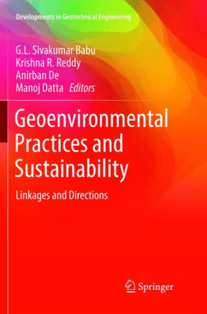 Book cover of: Geoenvironmental Practices and Sustainability. By: G.L. Sivakumar Babu