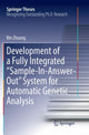 Book cover of: Development of a Fully Integrated “Sample-In-Answer-Out” System for Automatic Genetic Analysis. By: Bin Zhuang
