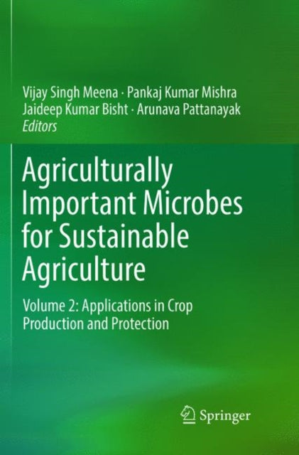 Book cover of: Agriculturally Important Microbes for Sustainable Agriculture. By: Vijay Singh Meena