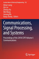 Book cover of: Communications, Signal Processing, and Systems. By: Qilian Liang