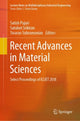 Book cover of: Recent Advances in Material Sciences. By: Satish Pujari