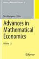 Book cover of: Advances in Mathematical Economics. By: Toru Maruyama