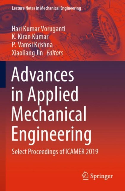 Book cover of: Advances in Applied Mechanical Engineering. By: Hari Kumar Voruganti