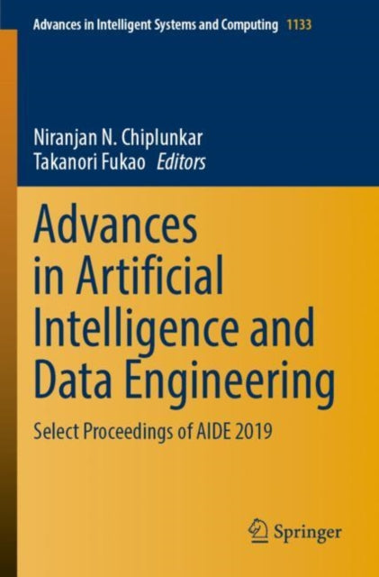 Book cover of: Advances in Artificial Intelligence and Data Engineering. By: Niranjan N. Chiplunkar