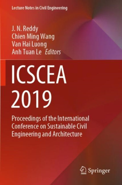 Book cover of: ICSCEA 2019. By: J. N. Reddy