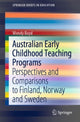 Book cover of: Australian Early Childhood Teaching Programs. By: Wendy Boyd