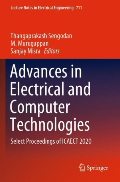 Book cover of: Advances in Electrical and Computer Technologies. By: Thangaprakash Sengodan
