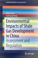 Book cover of: Environmental Impacts of Shale Gas Development in China. By: Meiyu Guo