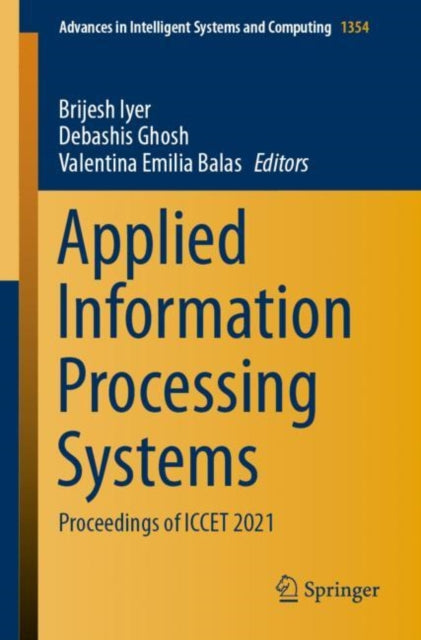 Book cover of: Applied Information Processing Systems. By: Brijesh Iyer