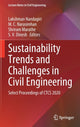 Book cover of: Sustainability Trends and Challenges in Civil Engineering. By: Lakshman Nandagiri