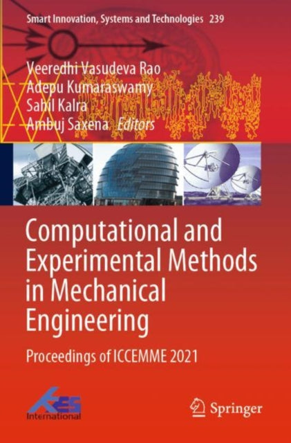 Book cover of: Computational and Experimental Methods in Mechanical Engineering. By: Veeredhi Vasudeva Rao