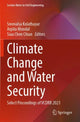 Book cover of: Climate Change and Water Security. By: Sreevalsa Kolathayar