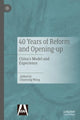 Book cover of: 40 Years of Reform and Opening-up. By: Chaoyang Wang