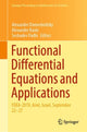 Book cover of: Functional Differential Equations and Applications. By: Alexander Domoshnitsky