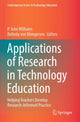 Book cover of: Applications of Research in Technology Education. By: P. John Williams