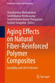 Book cover of: Aging Effects on Natural Fiber-Reinforced Polymer Composites. By: Chandrasekhar Muthukumar