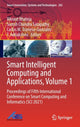 Book cover of: Smart Intelligent Computing and Applications, Volume 1. By: Vikrant Bhateja
