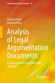Book cover of: Analysis of Legal Argumentation Documents. By: Hayato Hirata