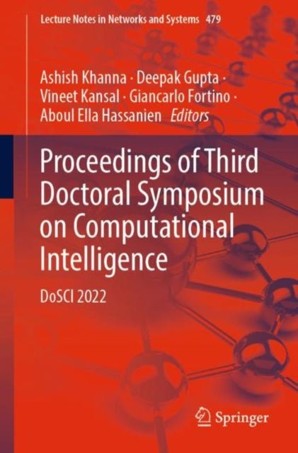 Book cover of: Proceedings of Third Doctoral Symposium on Computational Intelligence. By: Ashish Khanna