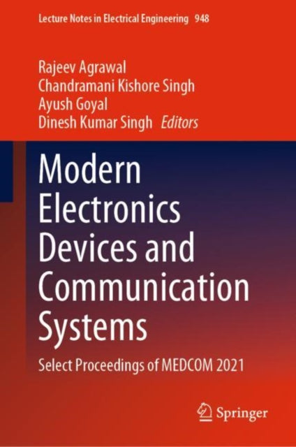 Book cover of: Modern Electronics Devices and Communication Systems. By: Rajeev Agrawal
