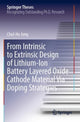 Book cover of: From Intrinsic to Extrinsic Design of Lithium-Ion Battery Layered Oxide Cathode Material Via Doping Strategies. By: Chul-Ho Jung