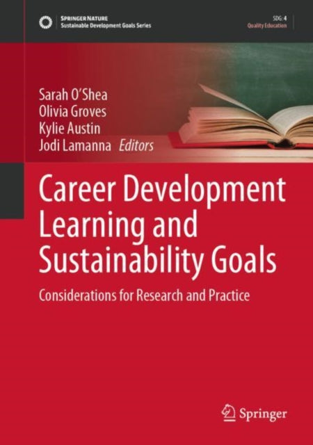 Book cover of: Career Development Learning and Sustainability Goals. By: Sarah O'Shea