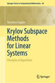 Book cover of: Krylov Subspace Methods for Linear Systems. By: Tomohiro Sogabe