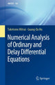 Book cover of: Numerical Analysis of Ordinary and Delay Differential Equations. By: Taketomo Mitsui
