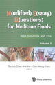 Book cover of: M(odified) E(ssay) Q(uestions) For Medicine Finals: With Solutions And Tips, Volume 2. By: Derrick Chen Wee Aw