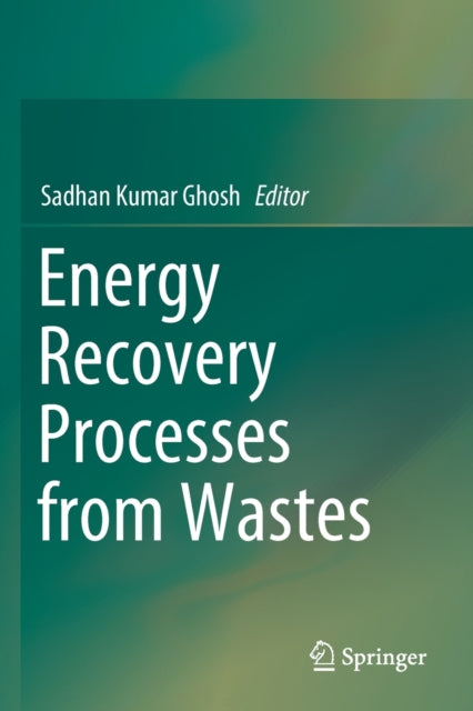 Book cover of: Energy Recovery Processes from Wastes. By: Sadhan Kumar Ghosh