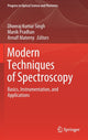 Book cover of: Modern Techniques of Spectroscopy. By: Dheeraj Kumar Singh