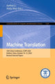 Book cover of: Machine Translation. By: Junhui Li