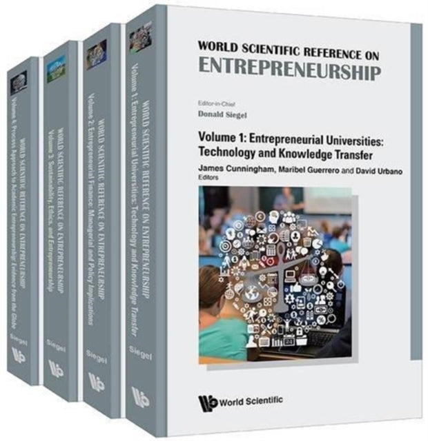 Book cover of: World Scientific Reference On Entrepreneurship, The (In 4 Volumes). By: Donald Siegel