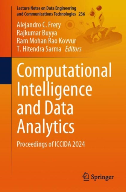 Book cover of: Computational Intelligence and Data Analytics. By: Alejandro C. Frery