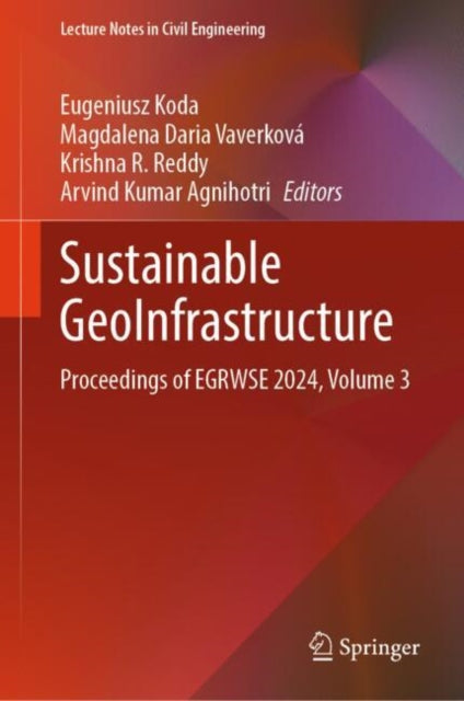 Book cover of: Sustainable GeoInfrastructure