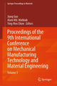 Book cover of: Proceedings of the 9th International Conference on Mechanical Manufacturing Technology and Material Engineering