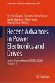 Book cover of: Recent Advances in Power Electronics and Drives. By: Om Hari Gupta