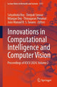 Book cover of: Innovations in Computational Intelligence and Computer Vision. By: Satyabrata Roy