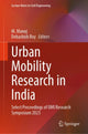 Book cover of: Urban Mobility Research in India. By: M. Manoj