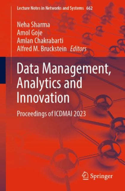Book cover of: Data Management, Analytics and Innovation. By: Neha Sharma