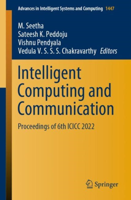 Book cover of: Intelligent Computing and Communication. By: M. Seetha