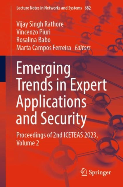 Book cover of: Emerging Trends in Expert Applications and Security. By: Vijay Singh Rathore