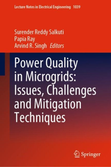 Book cover of: Power Quality in Microgrids: Issues, Challenges and Mitigation Techniques. By: Surender Reddy Salkuti