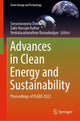 Book cover of: Advances in Clean Energy and Sustainability. By: Suryanarayana Doolla