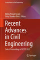 Book cover of: Recent Advances in Civil Engineering. By: Bibhu Prasad Swain